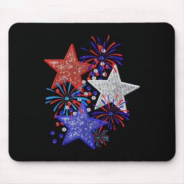 4. Juli-Feuerwerk  Mousepad (Vorne)