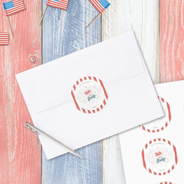 4. Juli Feuerwerk Sticker (Von Creator hochgeladen)