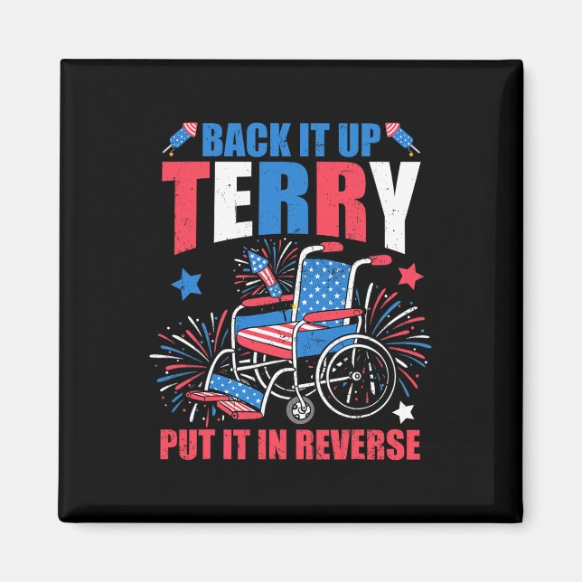 4. Juli Feuerwerk, wenn es nach Terry setzen Sie e Magnet (Vorne)
