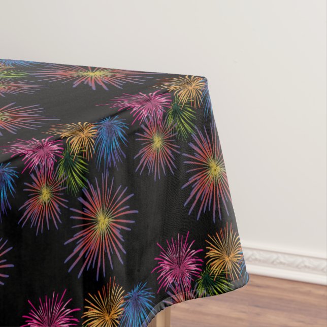 4. JULI FIREWORKS PARTY BAUMWOLLE TISCHDECKE (Beispiel)