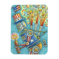4. JULI FIREWORKS ROBOT, AMERIKANA MAGNET