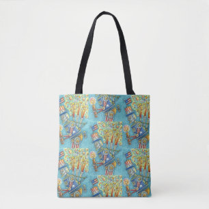 4. JULI FIREWORKS ROBOT, STEAMPUNK TOTE BAG