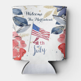 4. Juli Flag Personalisiert Stilvoll Dosenkühler