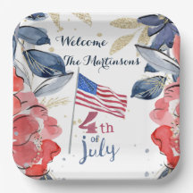 4. Juli Flag Personalisiert Stylish Paper