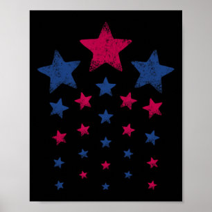 4. Juli Frauen Männer Kinder Niedlich Usa Patrioti Poster