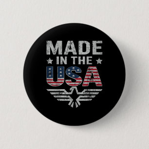 4. Juli Frauen Männer Patriotische Amerikanische F Button