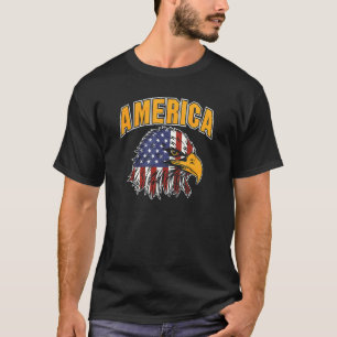 4. Juli Freiheit Patriotic 1776 US-Flagge T-Shirt