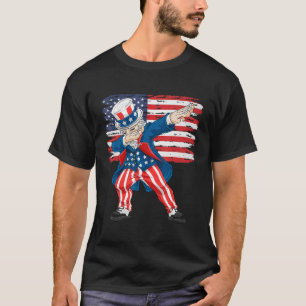 4. Juli für Kinder, die Onkel Sam Boys Männer betä T-Shirt