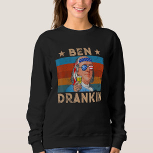 4. Juli für Männer Ben Drankin Benjamin Franklin Sweatshirt