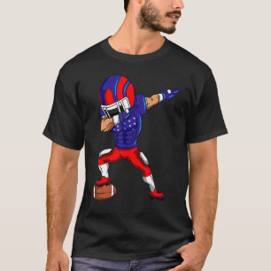 4. Juli Fußball über die USA Sport American Fl T-Shirt