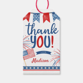 4. Juli Fvor Tags Geschenkanhänger