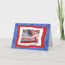 4. Juli Geburtstag in Red White und Blue