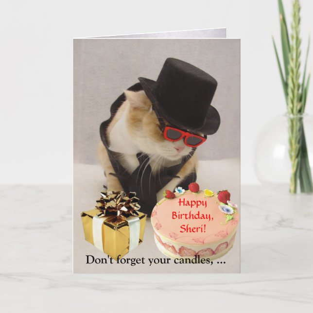 4. Juli Geburtstag Karte (Vorderseite)