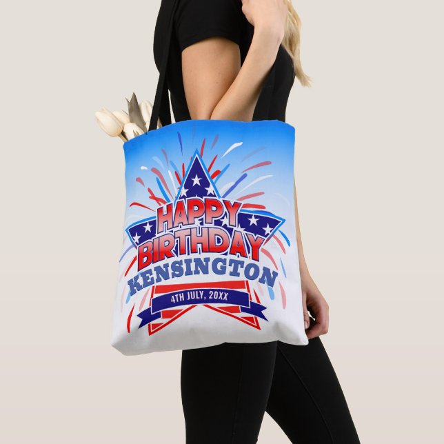 4. Juli Geburtstag Tote Bag (Von Nahem)