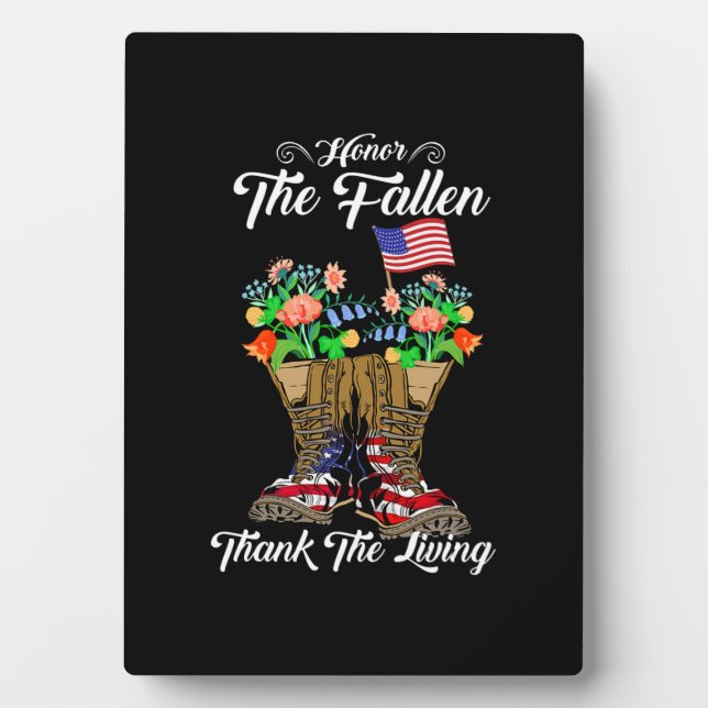 4. Juli Gedenktag Veteran Ehre Fotoplatte (Vorderseite)