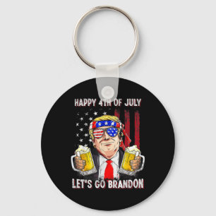 4. Juli gehen wir Beer Brandon Trump Beer Ameri Schlüsselanhänger