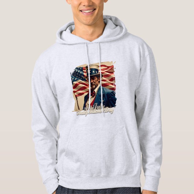 4. Juli - Geist der Unabhängigkeit Hoodie (Vorderseite)