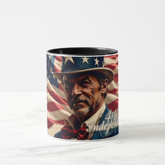 4. Juli - Geist der Unabhängigkeit Tasse (Zentrum)