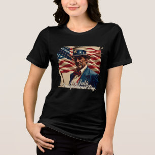 4. Juli - Geist der Unabhängigkeit Tri-Blend Shirt