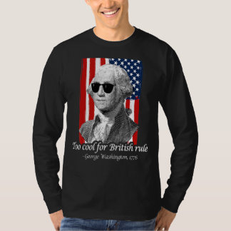 4. Juli Georg Washington Patriotic Zitat Independe T-Shirt