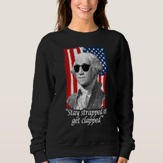 4. Juli Georg Washington Patriotisches Zitat Unabh Sweatshirt