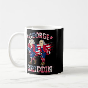 4. Juli George Washington Griddy George Griddi Kaffeetasse