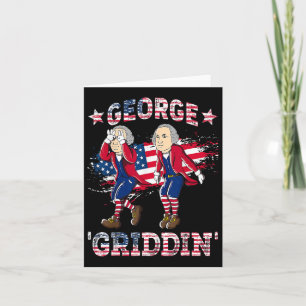 4. Juli George Washington Griddy George Griddi Karte