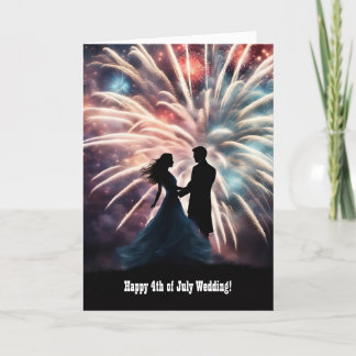 4. Juli Glückwunsch Hochzeit Karte