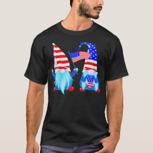 4. Juli Gnomes Funny American Patriotic T-Shirt