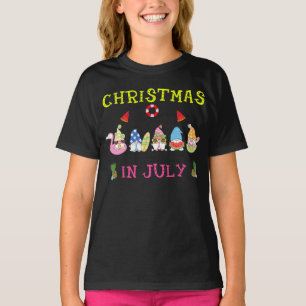 4. Juli Gnomes Weihnachten im Juli Gnomes T-Shirt