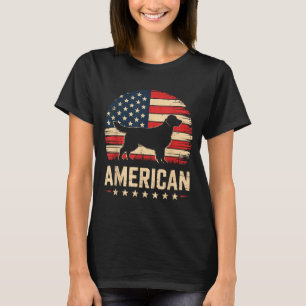 4. Juli Golden Retriever Hundebesitzer Amerikaner T-Shirt