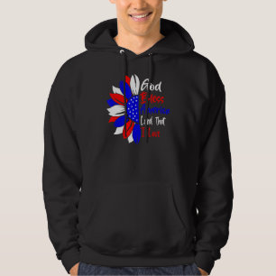 4. Juli Gott segne Amerika Land, dass ich Sonne Li Hoodie