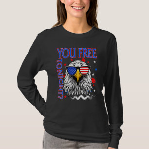 4. Juli Gratis heute Abend USA Unabhängigkeitstag T-Shirt