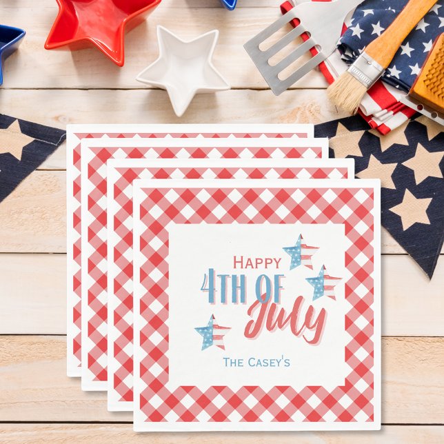 4. Juli GRILLEN Paper Napkin Serviette (Von Creator hochgeladen)
