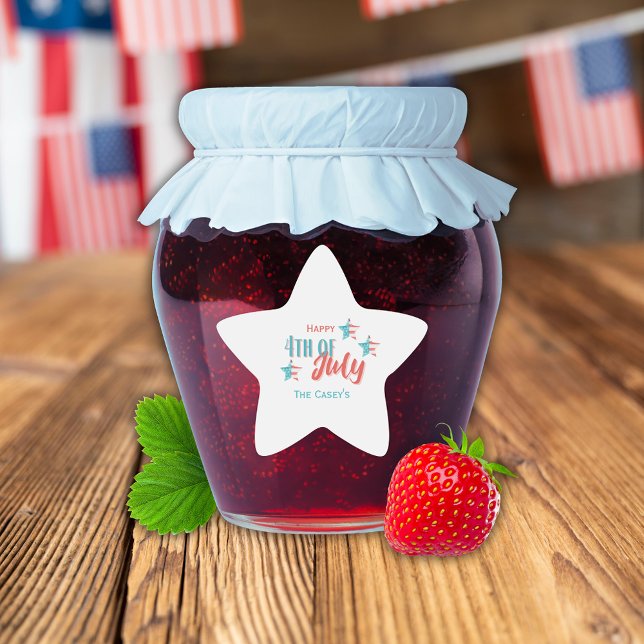 4. Juli GRILLEN Star Sticker (Von Creator hochgeladen)