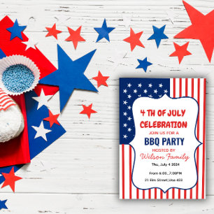 4. Juli Grillparty Einladung