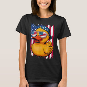 4. Juli-Gummiente Patriotischer 4. Juli F T-Shirt