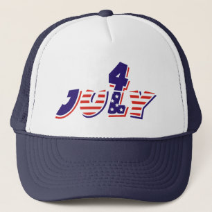 4. Juli Hats Truckerkappe