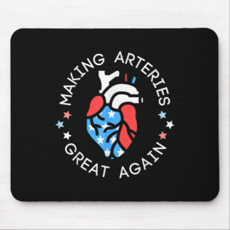 4. Juli Herzkrankenschwester macht Arterien wieder Mousepad