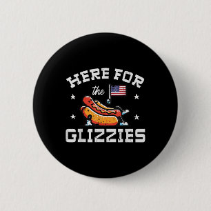 4. Juli hier für Glizzies Hotdog Patriot Men W Button