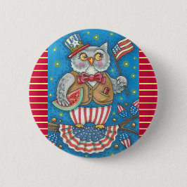 4. JULI-HOOT OWL, VOGELSCHALTFLÄCHE BUTTON