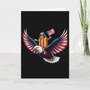 4. Juli Hotdog Adler Patriotisch Usa Amerikanische Karte