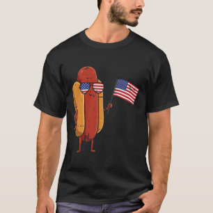 4. Juli Hotdog Usa Pocket Wurst Patriot Männer T-Shirt