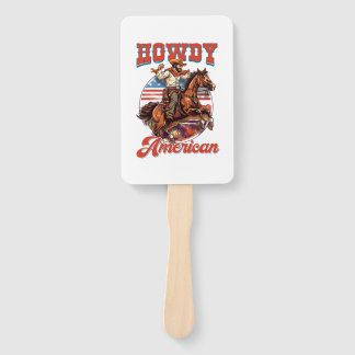 4. Juli Howdy-Amerikaner Fächer