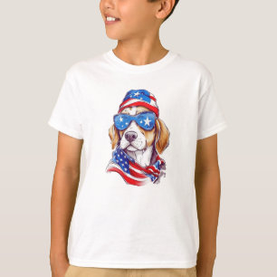 4. Juli Hund Sublimation-66361 Hoodie T-Shirt