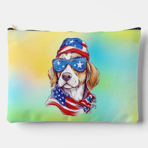 4. Juli Hund Sublimation-66361 Zubehörtasche