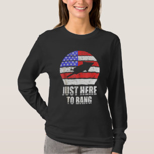 4. Juli Ich bin nur hier um die USA-Flagge zu schl T-Shirt