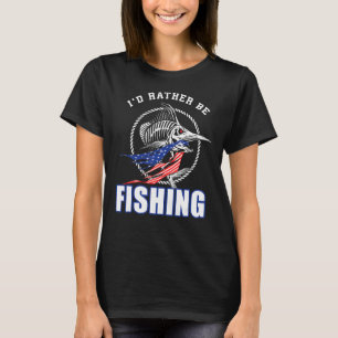 4. Juli Ich würde lieber Fischen 2 T-Shirt