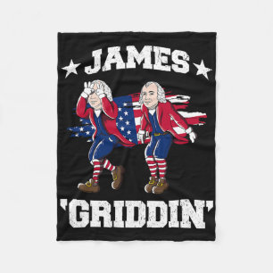 4. Juli James Madison Griddy James Griddin Fleecedecke