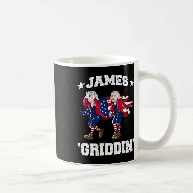 4. Juli James Madison Griddy James Griddin Kaffeetasse (Rechts)